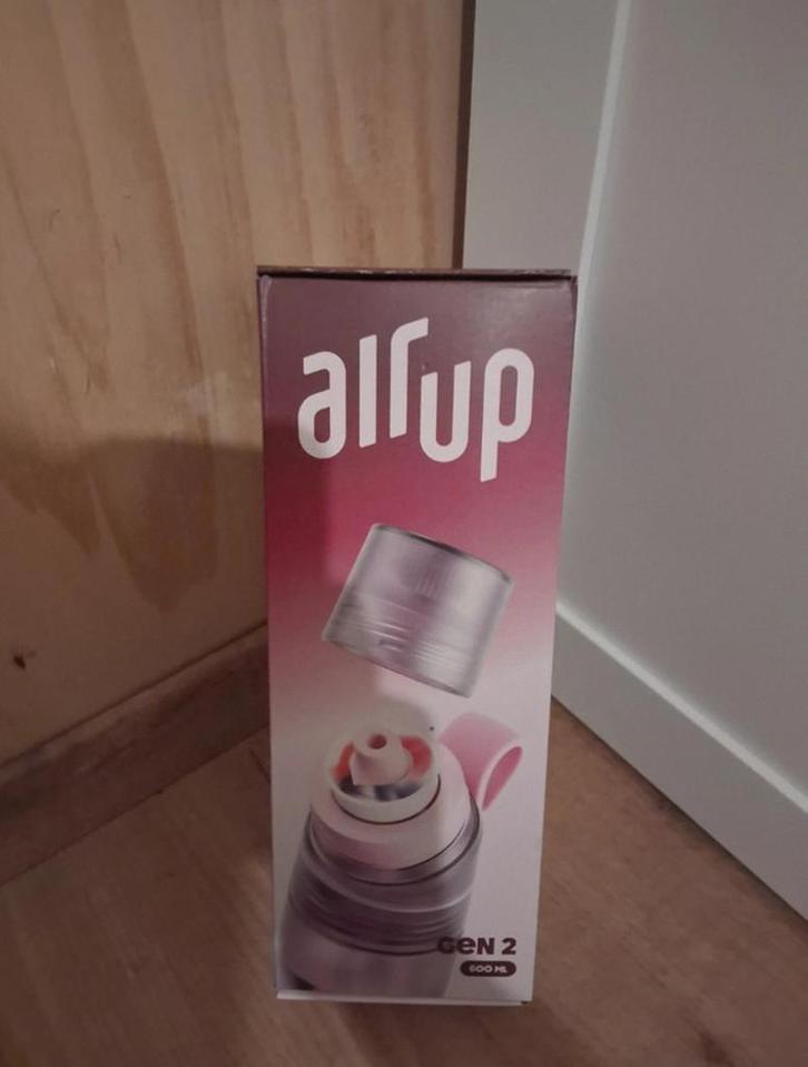 Air up fles nieuw met pods peach, Sport en Fitness, Bidons, Nieuw, Ophalen