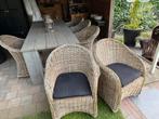 Tuinstoelen rotan 6 stuks, Tuin en Terras, Tuinsets en Loungesets, Ophalen, Gebruikt, Rotan, 6 zitplaatsen