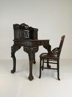 Antieke Chinese Stoel van Padouk Hout – Prachtig Vervaardigd, Antiek en Kunst, Antiek | Meubels | Stoelen en Banken, Ophalen