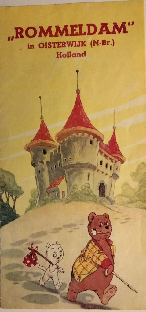 Tom Poes-Rommeldam in Oisterwijk + plattegrond 1955, Boeken, Stripboeken, Gelezen, Eén stripboek, Ophalen of Verzenden