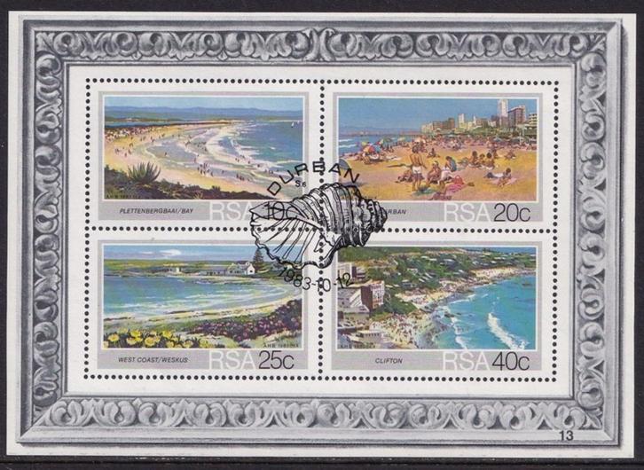 B379 - Zuid Afrika michel blok 15 gestempeld , Toerisme, Postzegels en Munten, Postzegels | Afrika, Gestempeld, Zuid-Afrika, Verzenden