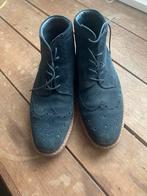 Ecco halfhoge suede heren laarsjes  d. blauw 45, Ophalen of Verzenden, Zo goed als nieuw, Bruin, Boots