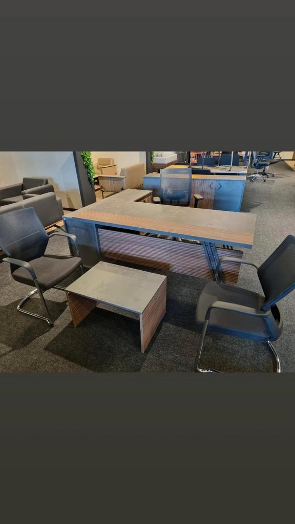 Compleet Directiebureau Set - Direct Leverbaar!, Huis en Inrichting, Bureaus, Ophalen of Verzenden