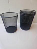 NIEUW Gaasmand Prullenbak zwart, Nieuw, Ophalen of Verzenden, Metaal, Minder dan 50 cm