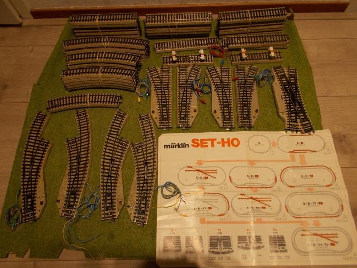 Marklin M rails 5200 5106 5202 5140 5206 5207 Verzenden kan, Hobby en Vrije tijd, Modeltreinen | H0, Zo goed als nieuw, Rails