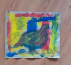 Vogel, Antiek en Kunst, Kunst | Schilderijen | Abstract, Ophalen of Verzenden