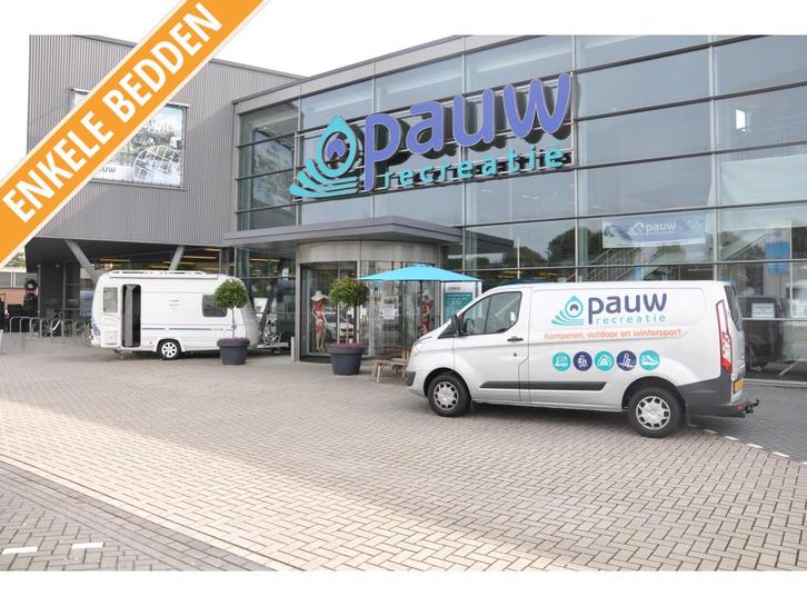 Fendt Bianco 495 SG; mooi compleet af fabriek, Caravans en Kamperen, Caravans, Bedrijf, tot en met 4, 1250 - 1500 kg, Rondzit