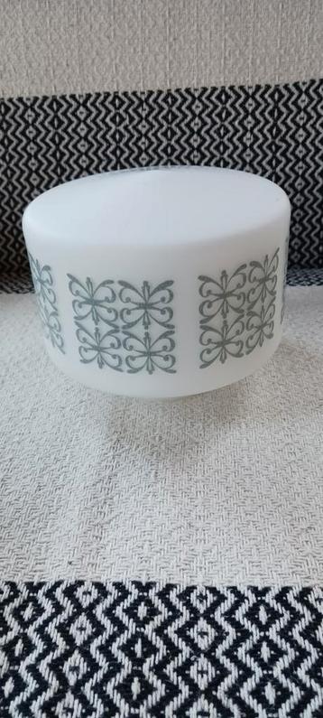 Vintage Plafondlamp - Glas - 18cm beschikbaar voor biedingen