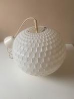 Retro kunststof 50s / 60s honinggraat / diamant lamp Philips, Ophalen of Verzenden
