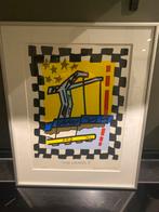 Zeefdruk over zijkanaal D (Zaandam), Antiek en Kunst, Ophalen of Verzenden