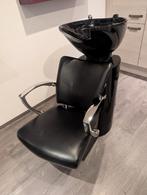 Mooie kapsalon set! 2 Kapperstoelen en een wasunit!, Ophalen, Gebruikt, Drie, Zwart