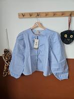 Garcia blouse gestreept wit blauw strikjes maat m nieuw, Maat 38/40 (M), Wit, Nieuw, Ophalen of Verzenden