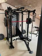 Complete Home Gym – Smith Machine & Crosstrainer  + extra's, Benen, Krachtstation, Ophalen of Verzenden, Zo goed als nieuw