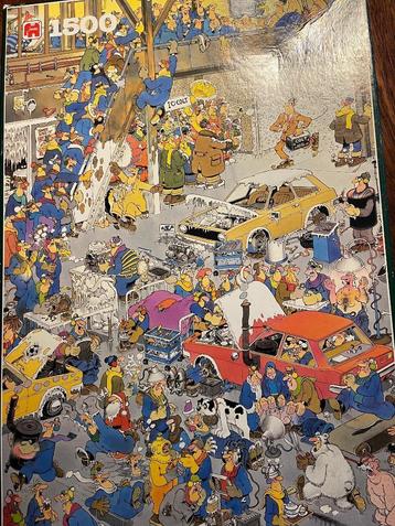 Jan van Haasteren Aan de lopende band 1500 stukjes beschikbaar voor biedingen