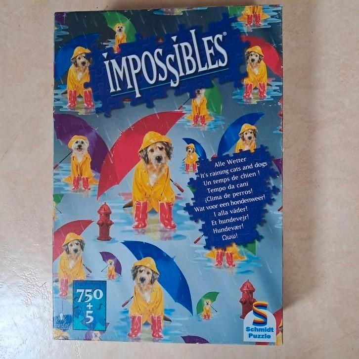 Leuke Legpuzzel - Impossibles - 750 + 5 stukjes, Hobby en Vrije tijd, Denksport en Puzzels, Zo goed als nieuw, Legpuzzel, 500 t/m 1500 stukjes