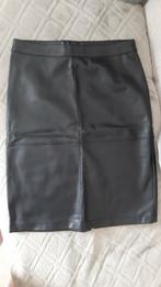Vila zwarte leren rok - maat S/36 - Z.g.a.n., Zwart, Ophalen of Verzenden, Zo goed als nieuw, Maat 36 (S)