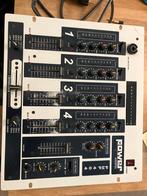 Power Acoustics PM 404 DJ Mixer - 4 Kanaals, Ophalen, Gebruikt, Minder dan 5 kanalen, Microfooningang