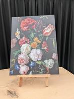 Schildersezel met afbeelding Jan Davidsz stilleven bloemen!, Antiek en Kunst, Ophalen of Verzenden
