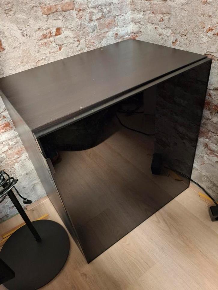 2x IKEA BESTA kast met glazen deur, Huis en Inrichting, Kasten | Dressoirs, 50 tot 100 cm, 25 tot 50 cm, Ophalen