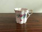 H&C kop tas Rosa porsellan roze goud bloemen, Antiek en Kunst, Antiek | Servies los, Ophalen of Verzenden