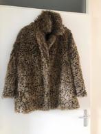 Bontjas panter stijlvol en heerlijk warm, Ophalen of Verzenden, Zo goed als nieuw, Maat 38/40 (M), Bruin