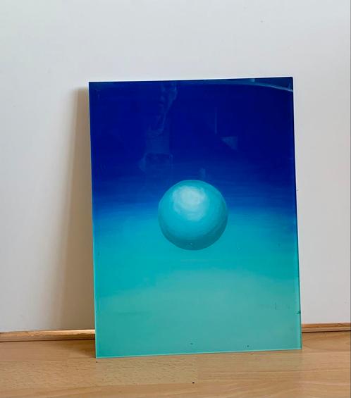 ‘Kunst op plexiglas ‘In de ruimte’, nieuw, Antiek en Kunst, Kunst | Schilderijen | Abstract, Verzenden