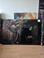 Schilderij op plexiglas - 120 x 80 cm, Ophalen, Zo goed als nieuw, Schilderij, 100 tot 125 cm