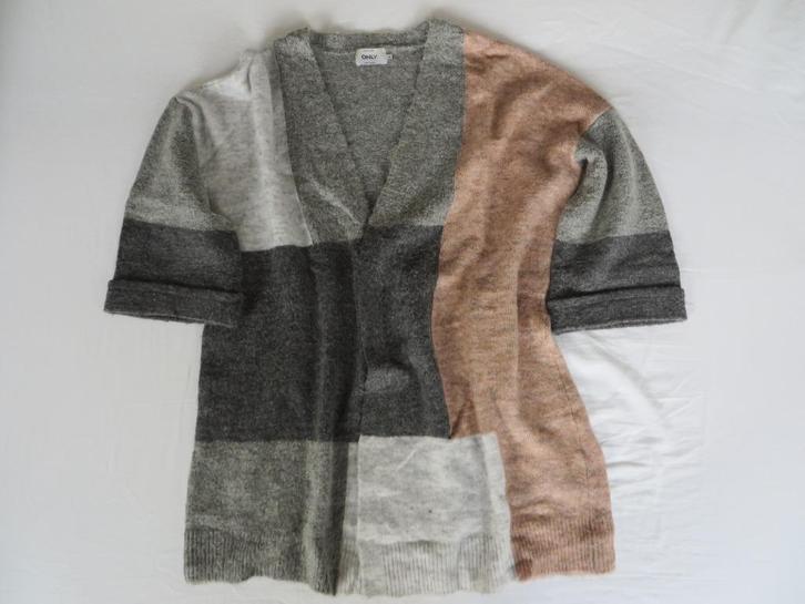 Midden lang vest, maat M, Only, Kleding | Dames, Truien en Vesten, Gedragen, Maat 38/40 (M), Grijs, Ophalen of Verzenden