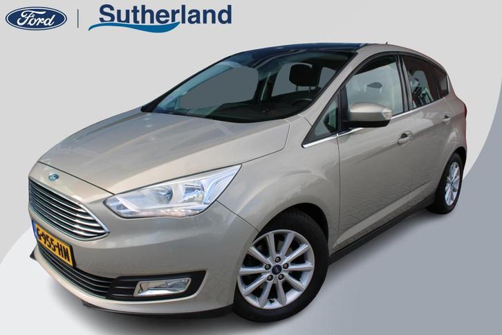 Ford C-Max 1.0 EcoBoost 125 PK Titanium | Electrische achter, Auto's, Ford, Bedrijf, Te koop, C-Max, ABS, Airbags, Airconditioning