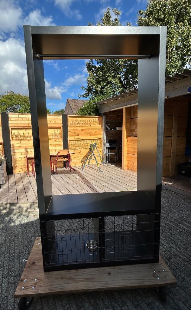 kapstok met 2 benches, Huis en Inrichting, Woonaccessoires | Kapstokken, Gebruikt, Overige typen, Ophalen