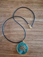 Ketting met chinese tekens jade 18 karaat goud, Ophalen of Verzenden, Zo goed als nieuw, Goud, Goud