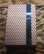 Lila metallic sigarettenbox, Ophalen of Verzenden, Gebruikt, Tabaksdoos of Verpakking