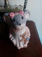Vintage Little Night Time Mouse Coin Bank, Overige materialen, Minder dan 50 cm, Nieuw, Minder dan 50 cm
