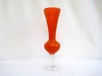 Empoli - vaas (35cm.) - craquelé  glas jaren 60/70 Italië, Ophalen