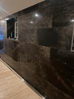 Mooie geaderde marmeren vloertegels 100x40, Doe-het-zelf en Verbouw, Ophalen, 60 cm of meer, Gebruikt, 40 tot 60 cm