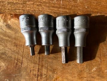 Hazet Inbus dop hex 3/16 + 6mm + 8mm + 8mm beschikbaar voor biedingen