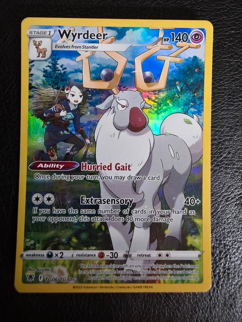 Wyrdeer TG06 sword shield astral radiance, Hobby en Vrije tijd, Verzamelkaartspellen | Pokémon, Nieuw, Losse kaart, Ophalen of Verzenden