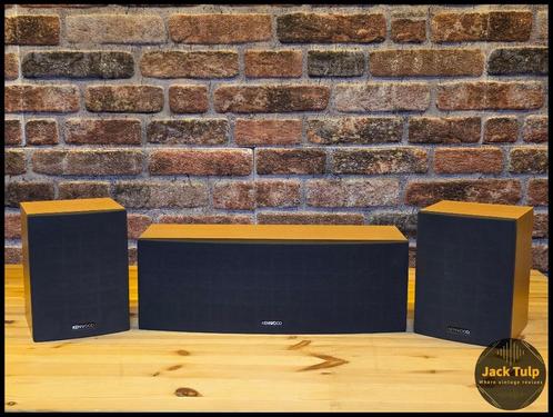 Kenwood CRS-177W, Audio, Tv en Foto, Luidsprekers, Gebruikt, Front, Rear of Stereo speakers, JVC, Ophalen of Verzenden
