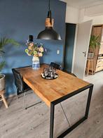 Eettafel Industrial Mango (160 cm), Ophalen, 50 tot 100 cm, Zo goed als nieuw, 150 tot 200 cm
