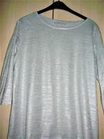FEESTMAAND zilvergrijs lurex T SHIRT maat 46 Barbara Lebek, Overige kleuren, Verzenden, Maat 46/48 (XL) of groter, Betty Barclay