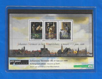 Postzegelmapje 147 - Johannes Vermeer (II)  beschikbaar voor biedingen