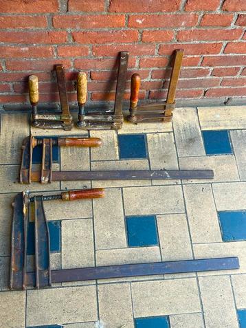 Antieke Lijmklemmen Set - Diverse Maten en Merken - Vintage  beschikbaar voor biedingen