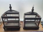 Te Koop antieke kooitjes, Dieren en Toebehoren, Vogels | Hokken en Kooien, Ophalen, Hout, Vogelkooi