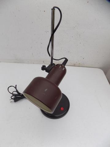 Jaren 70 vintage bureaulampje metal vintage retro beschikbaar voor biedingen