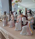 Unieke Chinees porseleinen beelden 4 stuks Vintage, Ophalen of Verzenden