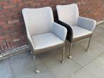 2 eetkamerstoelen Bert Plantagie, Huis en Inrichting, Ophalen, Gebruikt, Twee, Leer