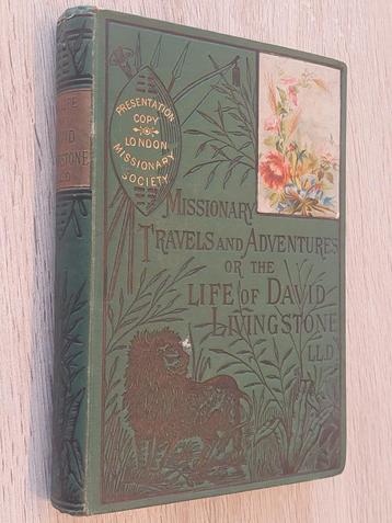 Livingstone ~ Missionary Travels in Africa ~ 1880 beschikbaar voor biedingen