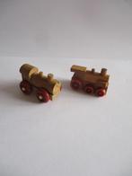 poppenhuis twee grotere houten locomotieven, Ophalen of Verzenden, Gebruikt, Decoratie