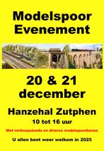 Treinenbeurs / Modelspoorweekend, Ophalen, Treinset, Gelijkstroom of Wisselstroom, Zo goed als nieuw