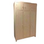 massief houten KAST met 3 deuren in 4 uitvoeringen, 150 tot 200 cm, Nieuw, Ophalen of Verzenden, 50 tot 75 cm